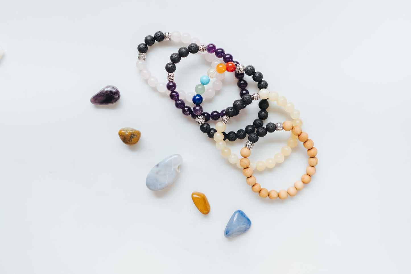 Rose Quartz Aromatherapy Bracelet