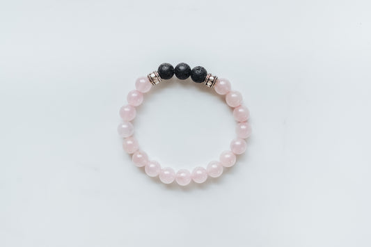 Rose Quartz Aromatherapy Bracelet