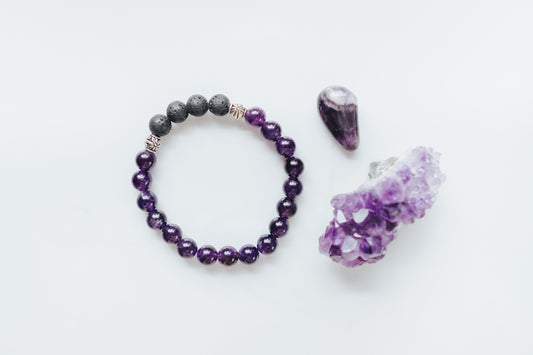 Amethyst Aromatherapy Bracelet